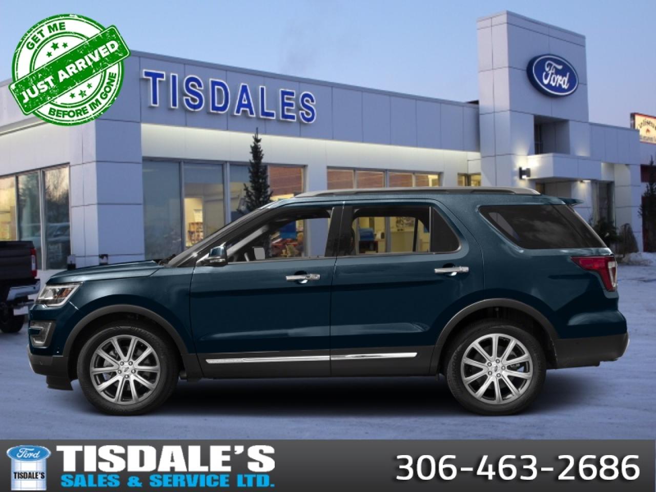 Used 2017 Ford Explorer Limited  - Navigation -  Cooled Seats for sale in Kindersley, SK