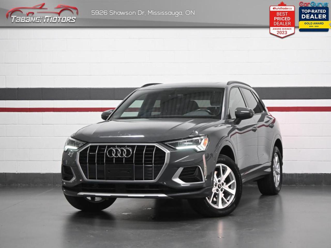 Used 2021 Audi Q3 No Accident Brown Leather Digital Dash Panoramic Roof for sale in Mississauga, ON