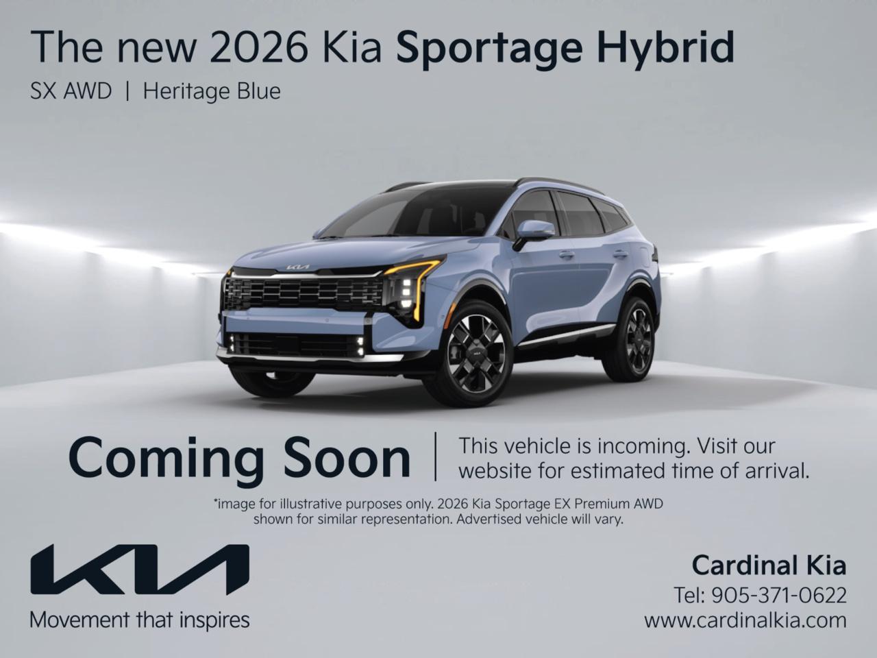 New 2026 Kia Sportage HEV SX - Black Interior for sale in Niagara Falls, ON