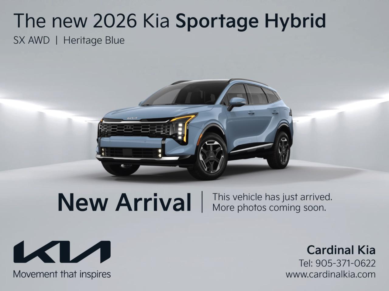 New 2026 Kia Sportage HEV SX - Black Interior for sale in Niagara Falls, ON