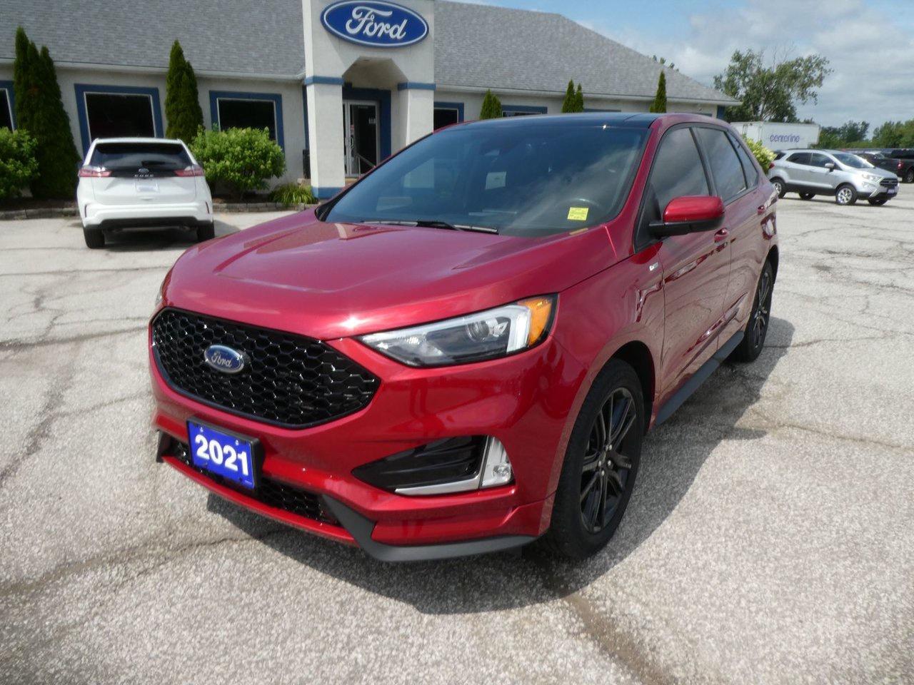 Used 2021 Ford Edge SEL ST LINE for sale in Essex, ON