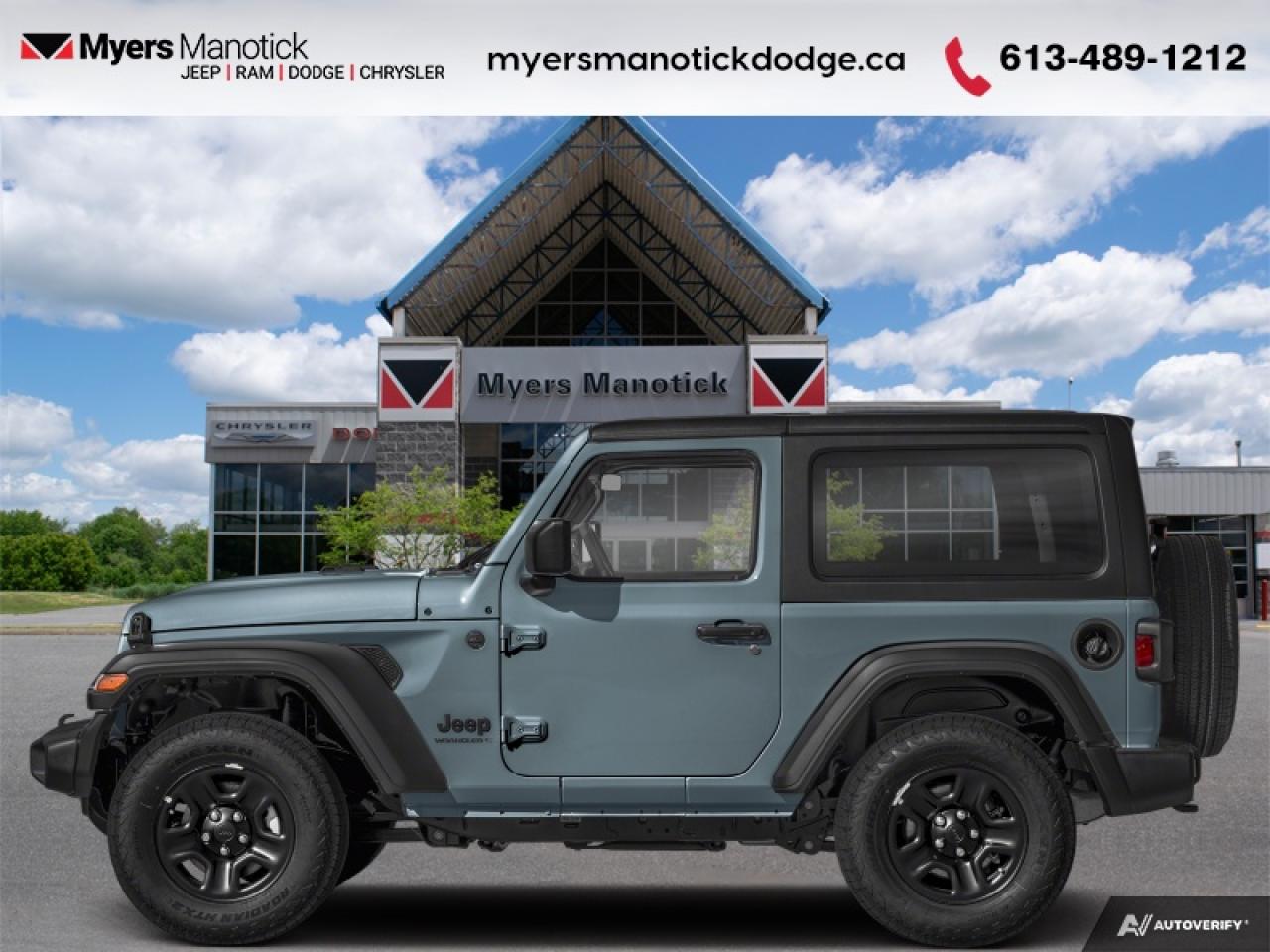 New 2025 Jeep Wrangler Willys  - Mobile Hotspot -  Proximity Key for sale in Ottawa, ON