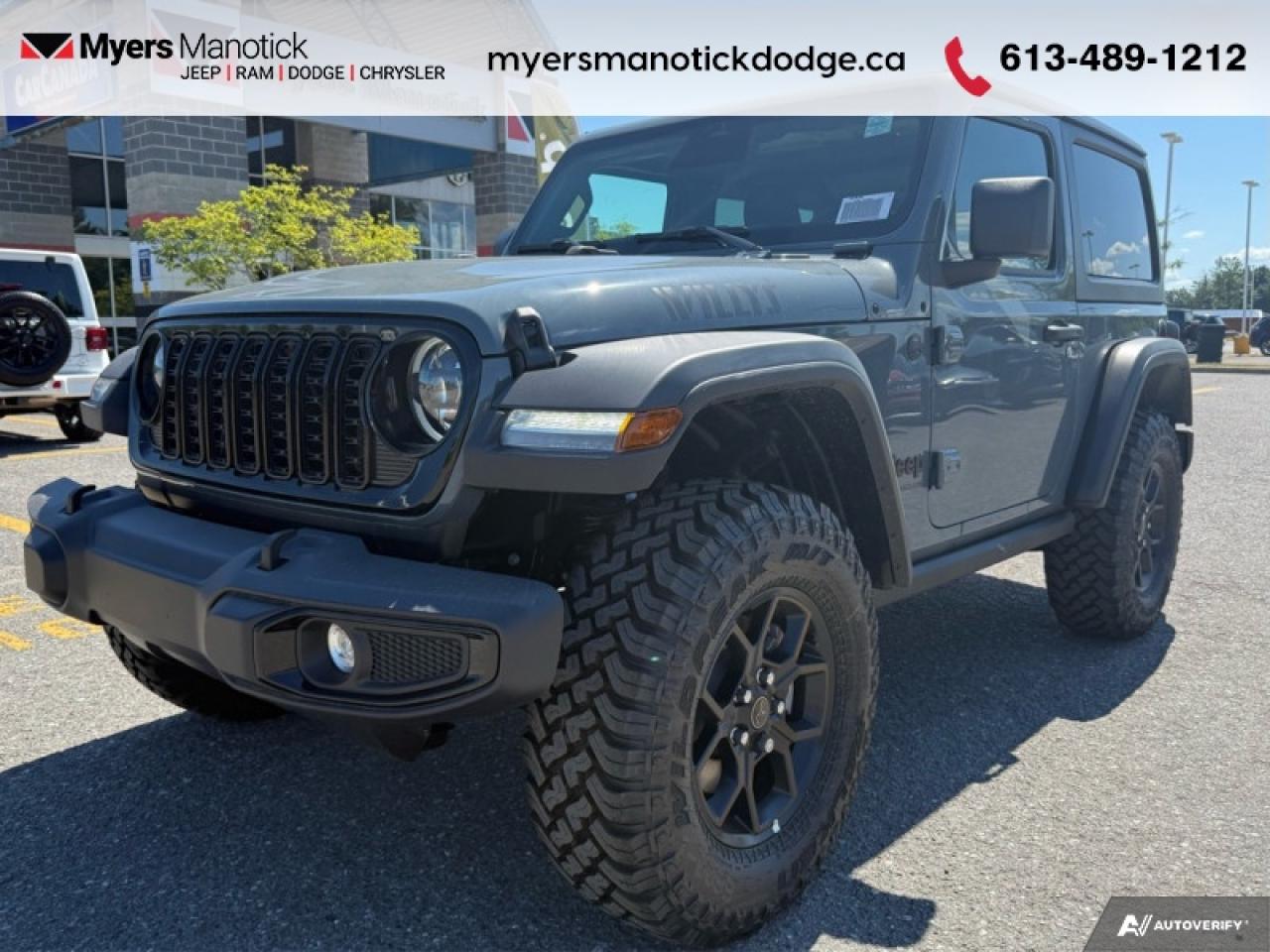 New 2025 Jeep Wrangler Willys  - Freedom Top for sale in Ottawa, ON