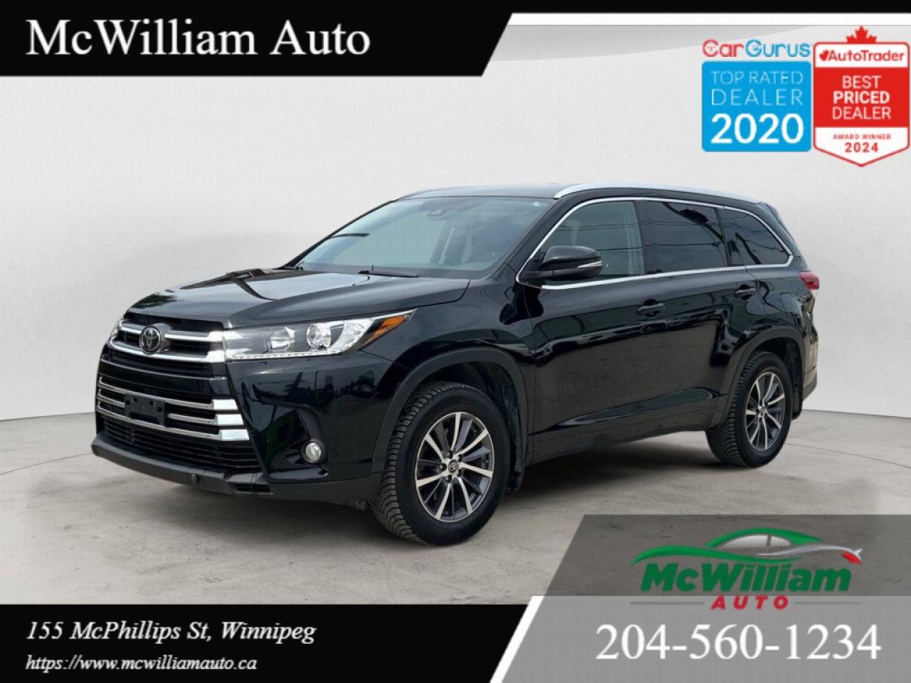 Used 2017 Toyota Highlander XLE AWD| FULLY LOADED | EXCELLENT SERVICE RECORD | for sale in Winnipeg, MB