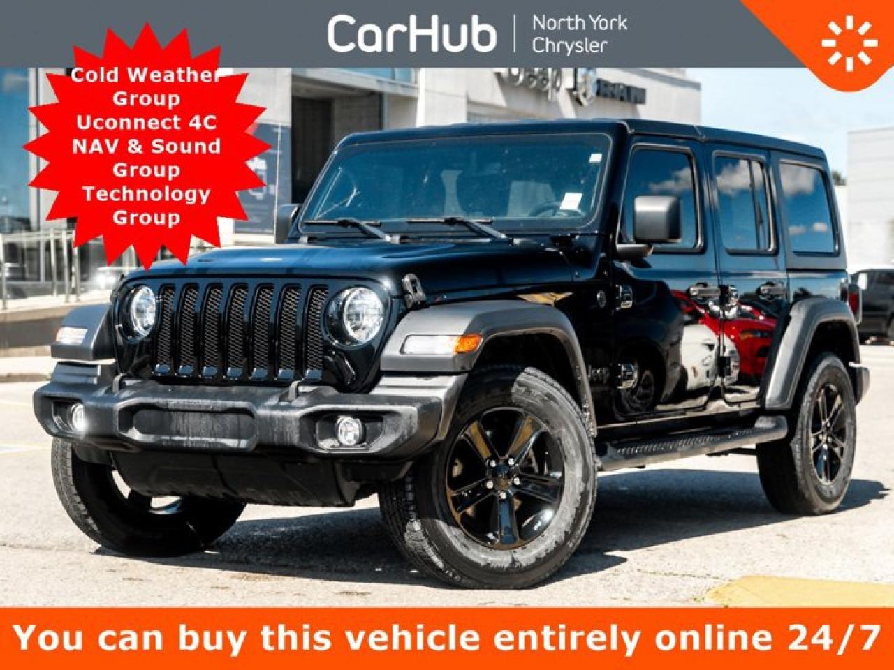 Used 2023 Jeep Wrangler Sport Altitude Cold Weather Group  Uconnect 4C NAV & Sound Group for sale in Thornhill, ON