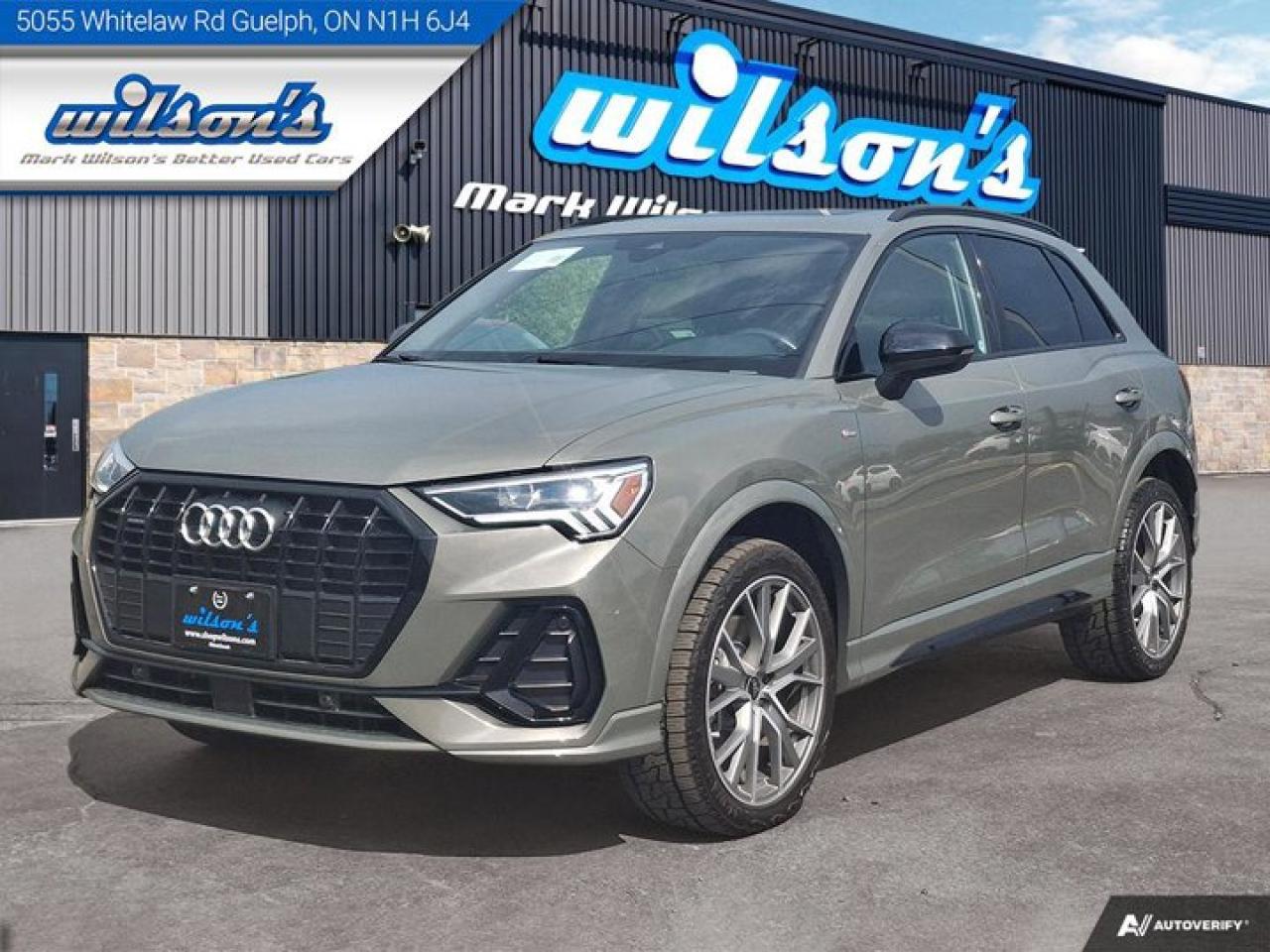 Used 2023 Audi Q3 Progressiv Quattro | S-Line | Leather | Pano Roof | Heated Steering + Seats | Rear Camera and More ! for sale in Guelph, ON
