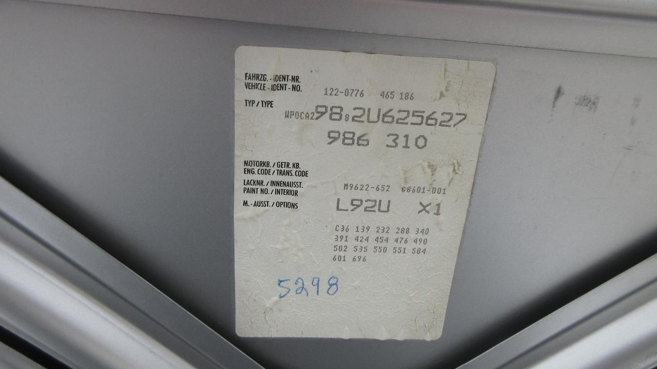 2002 Porsche Boxster  Photo