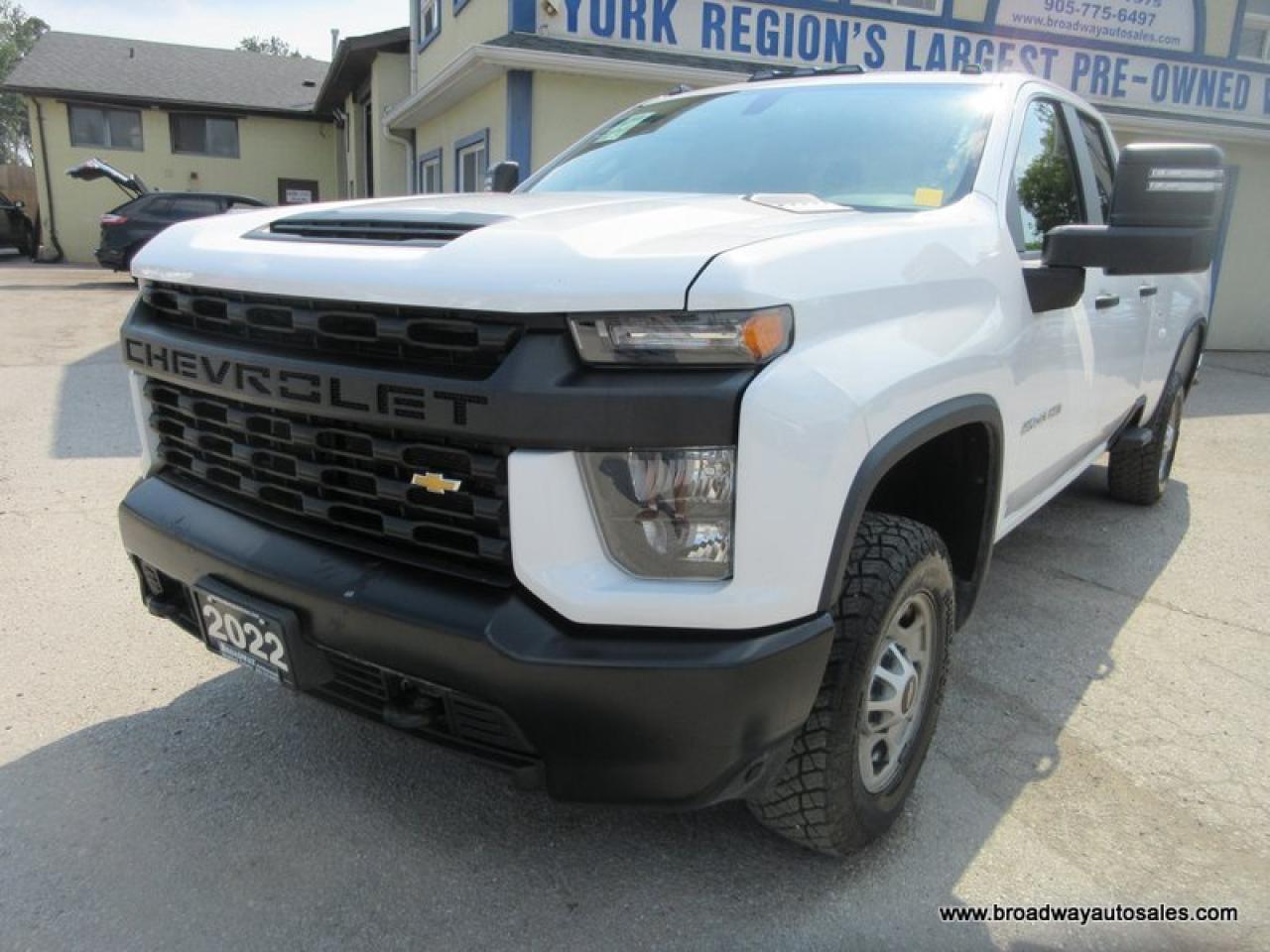 Used 2022 Chevrolet Silverado 2500 3/4 TON LS-MODEL 6 PASSENGER 6.6L - V8.. 4X4.. QUAD-CAB.. 8-FOOT-BOX.. TOW SUPPORT.. BACK-UP CAMERA.. BLUETOOTH SYSTEM.. KEYLESS ENTRY.. for sale in Bradford, ON