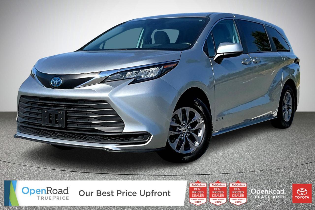 Used 2021 Toyota Sienna Hybrid Sienna LE 8-Pass for sale in Surrey, BC
