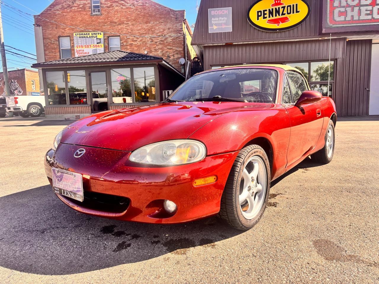 Used 2003 Mazda Miata MX-5 WARRANTY AVAILABLE, CONVERTIBLE! for sale in Jarvis, ON