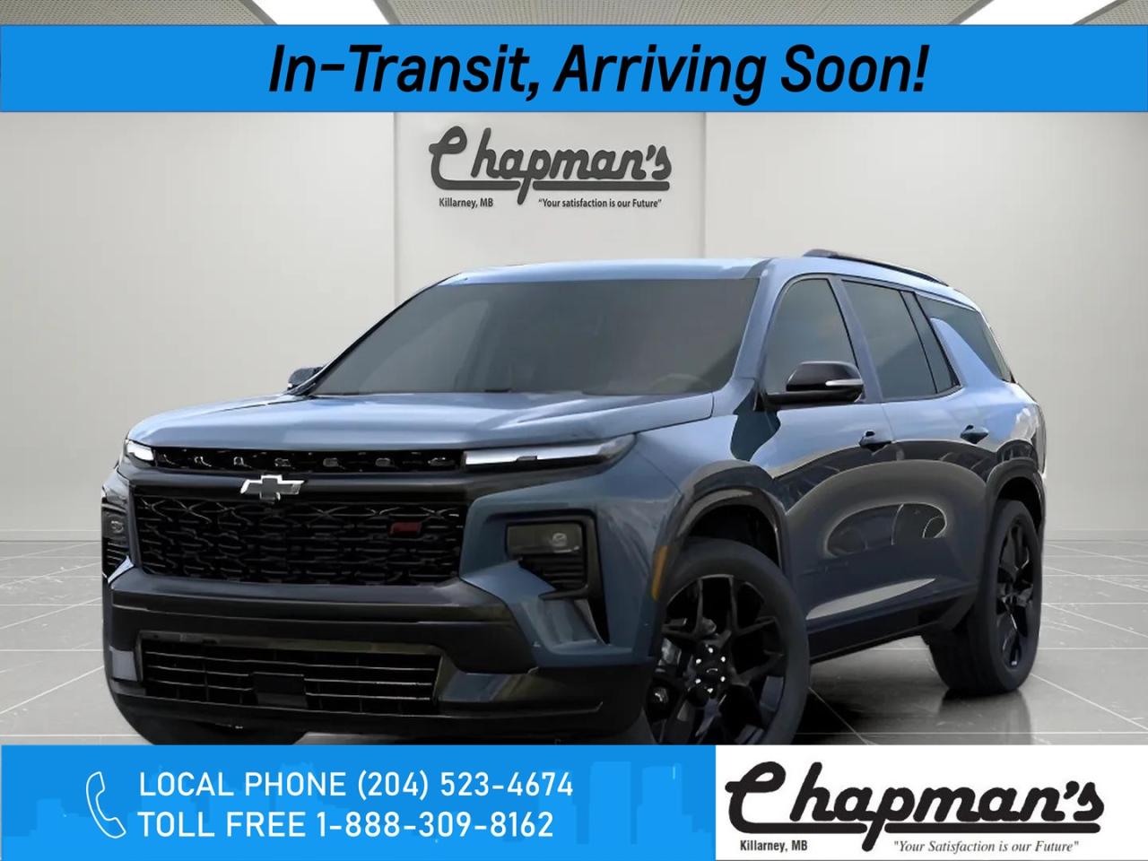 New 2026 Chevrolet Traverse RS for sale in Killarney, MB