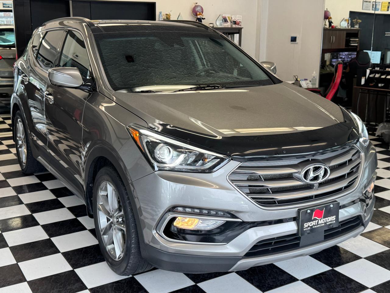 2017 Hyundai Santa Fe AWD 2.0T Ultimate+GPS+Adaptive Cruise+CLEAN CARFAX Photo11