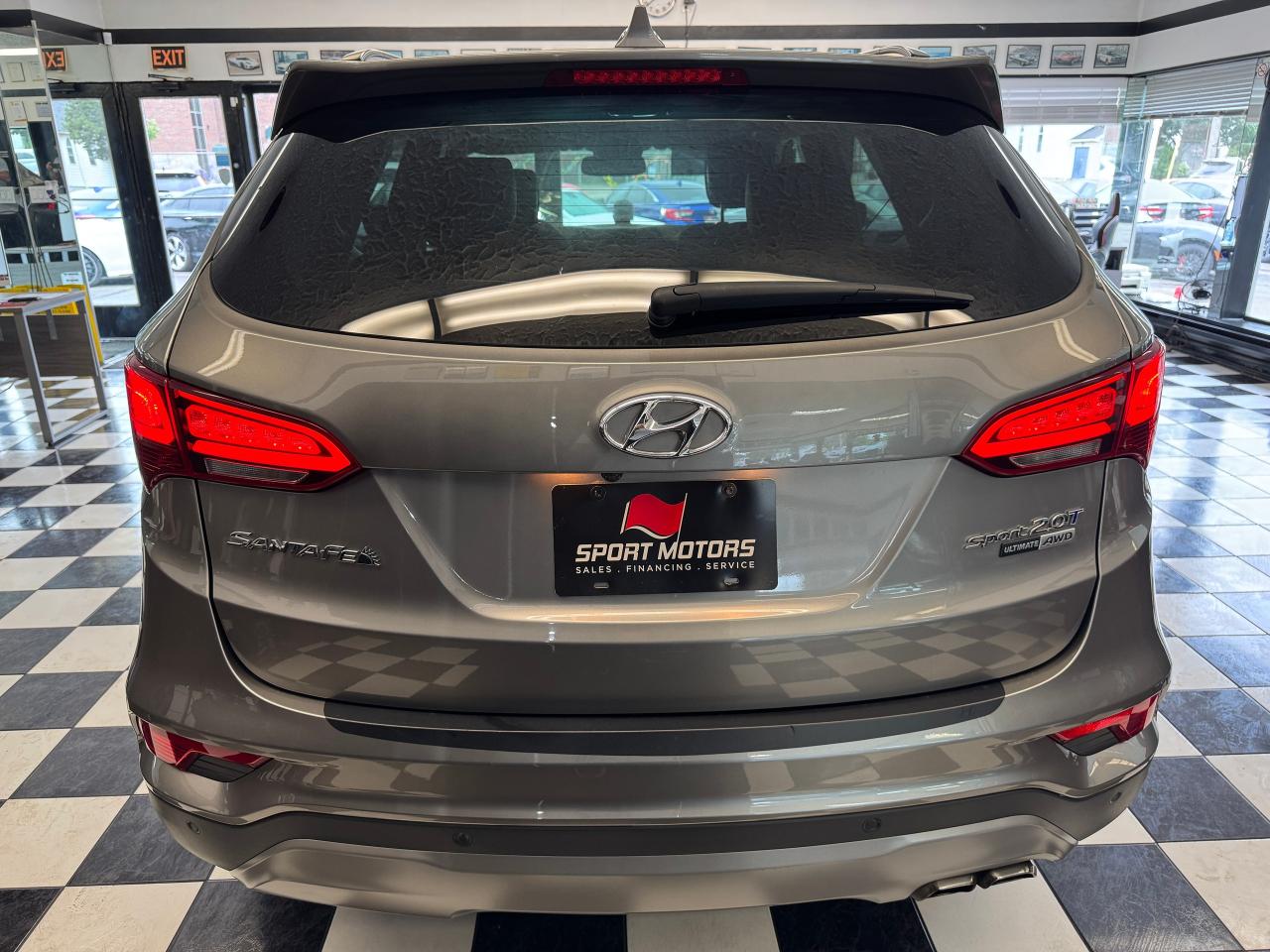 2017 Hyundai Santa Fe AWD 2.0T Ultimate+GPS+Adaptive Cruise+CLEAN CARFAX Photo9