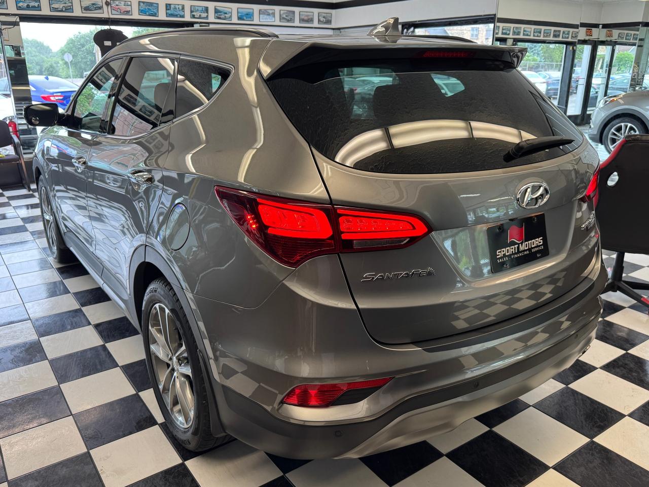 2017 Hyundai Santa Fe AWD 2.0T Ultimate+GPS+Adaptive Cruise+CLEAN CARFAX Photo8