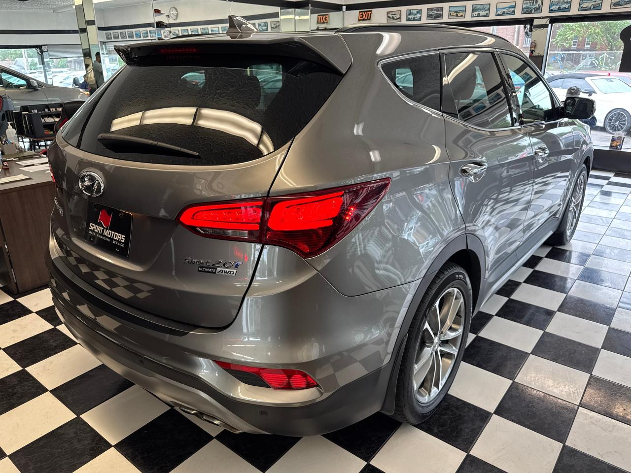 2017 Hyundai Santa Fe AWD 2.0T Ultimate+GPS+Adaptive Cruise+CLEAN CARFAX Photo10