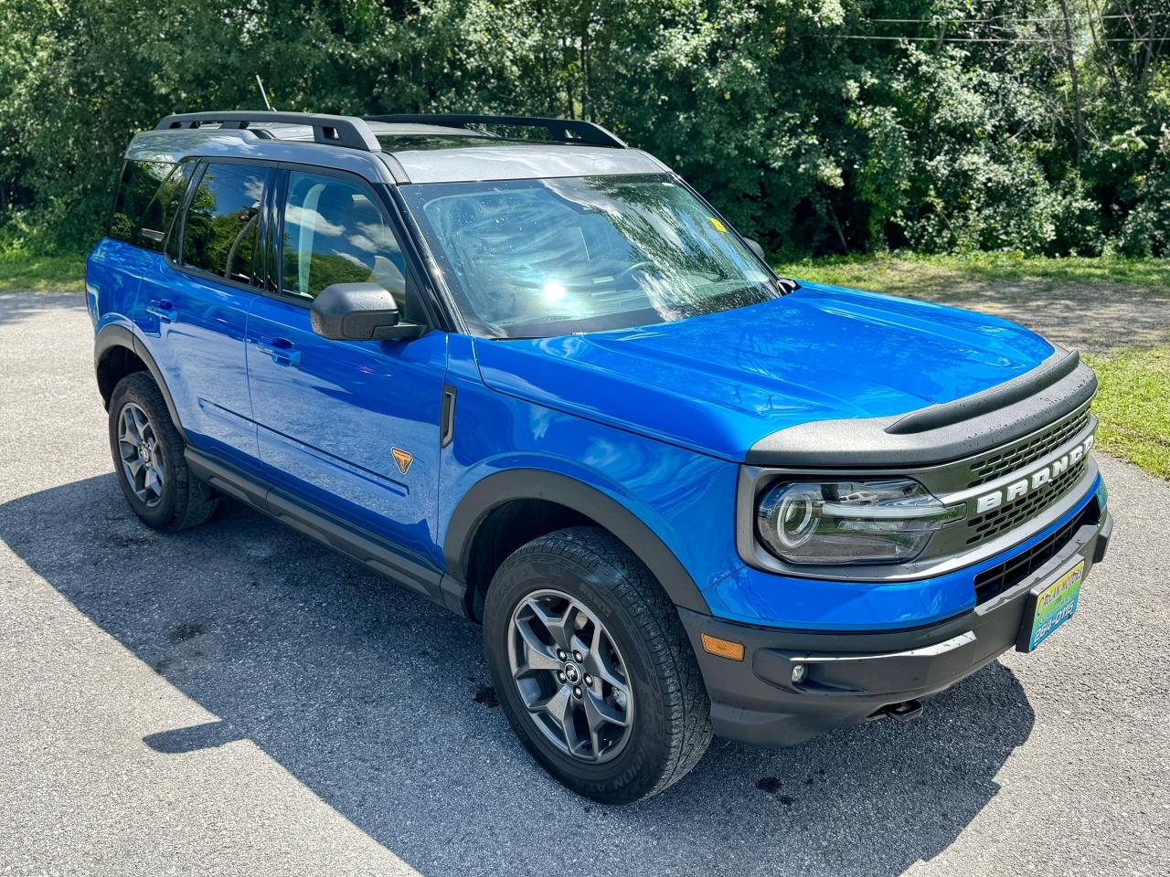 Used 2022 Ford Bronco Sport Badlands 4WD Low KMS Sunroof | Velocity Blue for sale in Perth, ON
