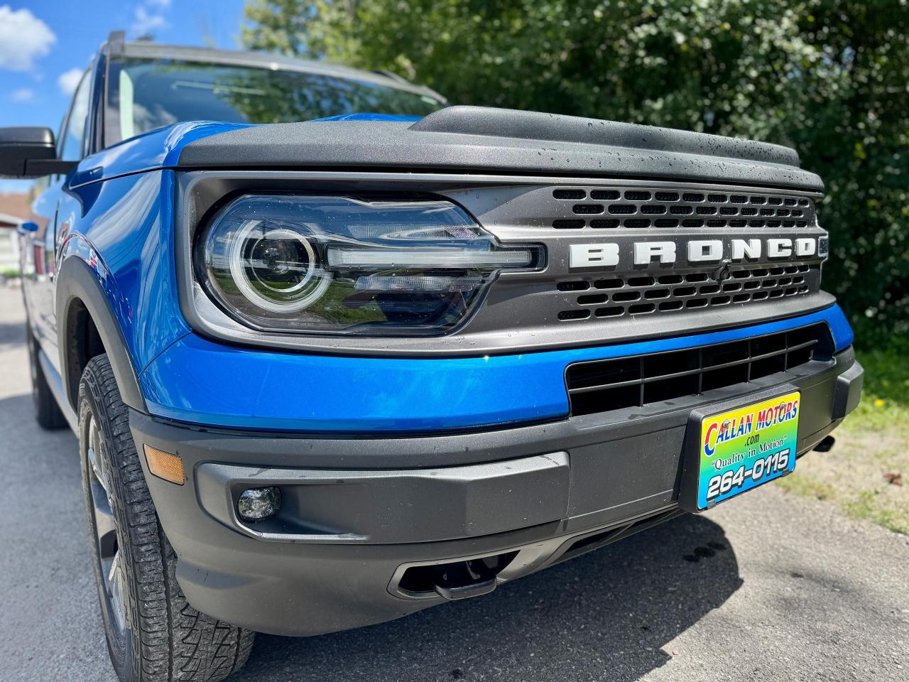 2022 Ford Bronco Sport Badlands 4WD Low KMS Sunroof | Velocity Blue - Photo #5