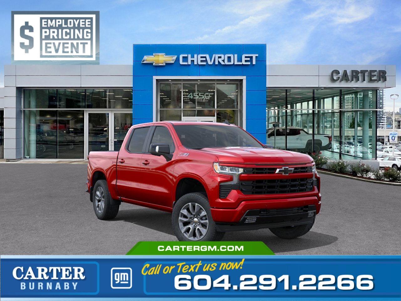 New 2025 Chevrolet Silverado 4WD |  SAVE $7,833/6.2L ENGINE/Z71 OFF-ROAD PKG for sale in Burnaby, BC