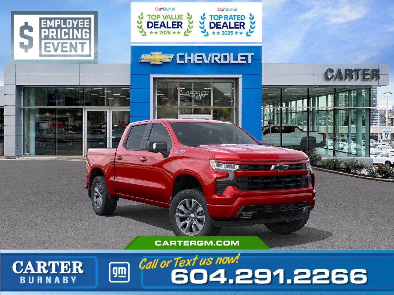New 2025 Chevrolet Silverado 4WD |  SAVE $7,833/6.2L ENGINE/Z71 OFF-ROAD PKG for sale in Burnaby, BC