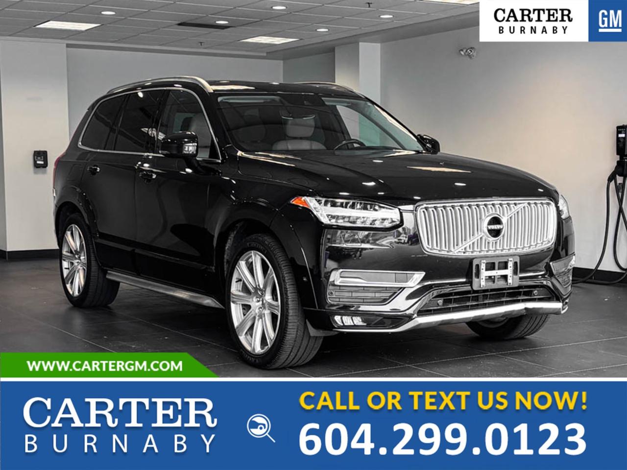 Used 2016 Volvo XC90 AWD | 2.0L TURBO ENGINE/SUN ROOF/POWER & HEAT SEAT for sale in Burnaby, BC
