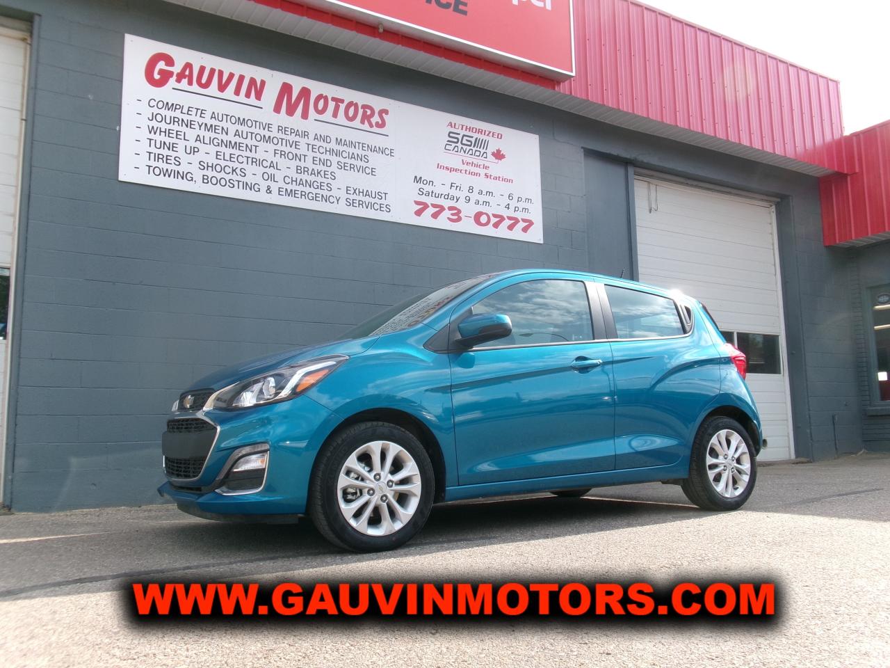 ?? **For Sale: 2020 Chev Spark LT Hatchback** at Gauvin Motors Ltd, Swift Current! ??

Experience the perfect blend of economy and power with this fully equipped 2020 Chev Spark LT! With a zippy 1.4 L four-cylinder engine and automatic transmission, this front-wheel-drive hatchback is designed for efficiency and comfort.

**Key Features:**
- Air Conditioning
- Tilt Steering
- Cruise Control
- Power Windows, Mirrors, and Locks
- Keyless Entry
- Fog Lights
- Alloy Wheels
- Wi-Fi Hotspot
- OnStar
- Apple CarPlay & Android Auto
- Electronic Thermometer
- Trip Computer
- Rear Camera
- Bucket Seats
- Winter & Summer Wheels & Tires

With only **4,242 km**, this Spark is in as-new condition and renowned for its incredible fuel mileage and smooth ride. 

**Price: Only $19,995!** 

Trades are welcome, and we offer low-rate financing on the spot! Dont miss this fantastic opportunity to own a reliable and economical vehicle. Visit us at Gauvin Motors Ltd today! 

?? Call us or stop by for more information!