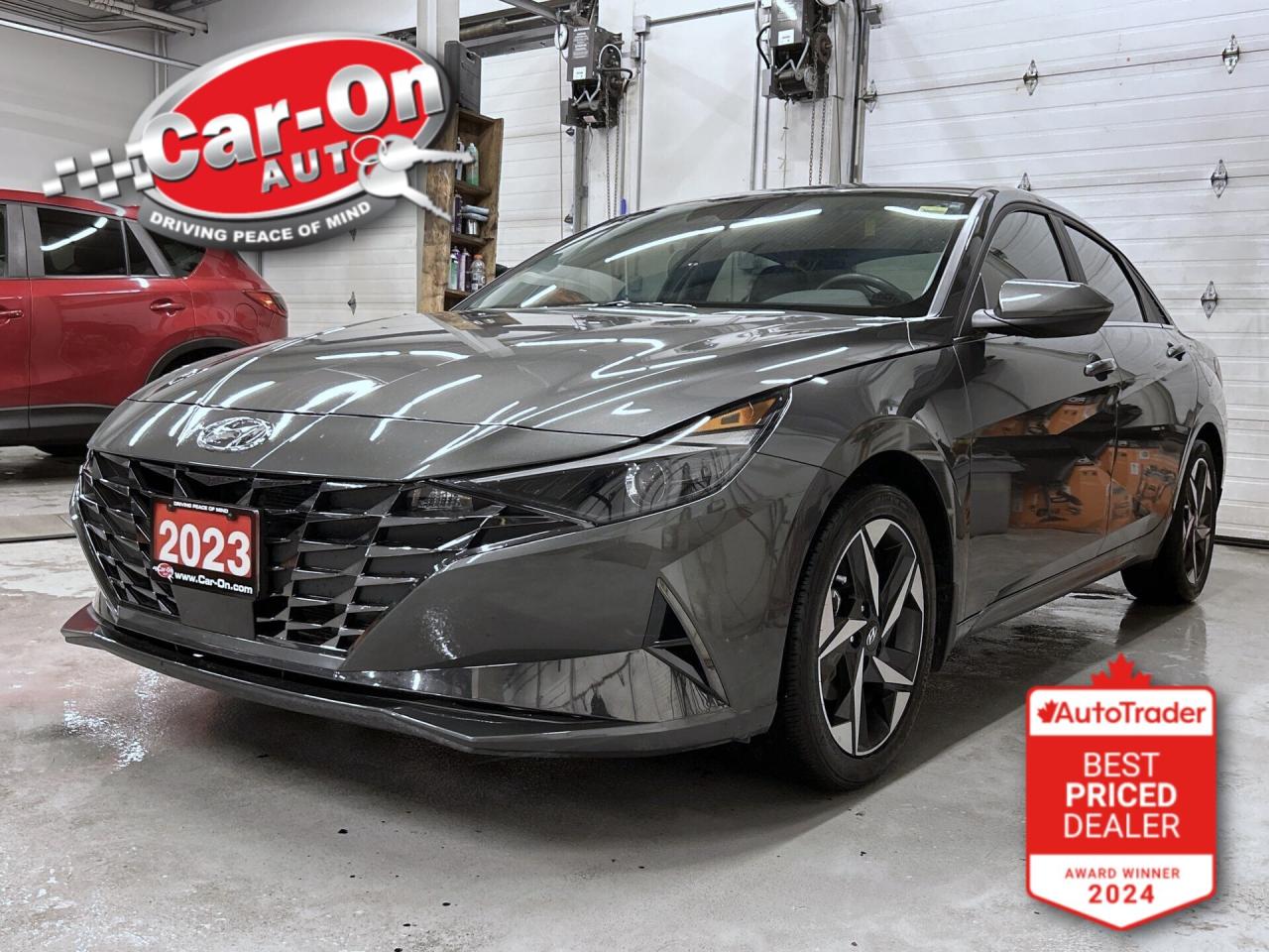 Used 2023 Hyundai Elantra LUXURY| HTD LEATHER| SUNROOF| CARPLAY| REAR CAM for sale in Ottawa, ON