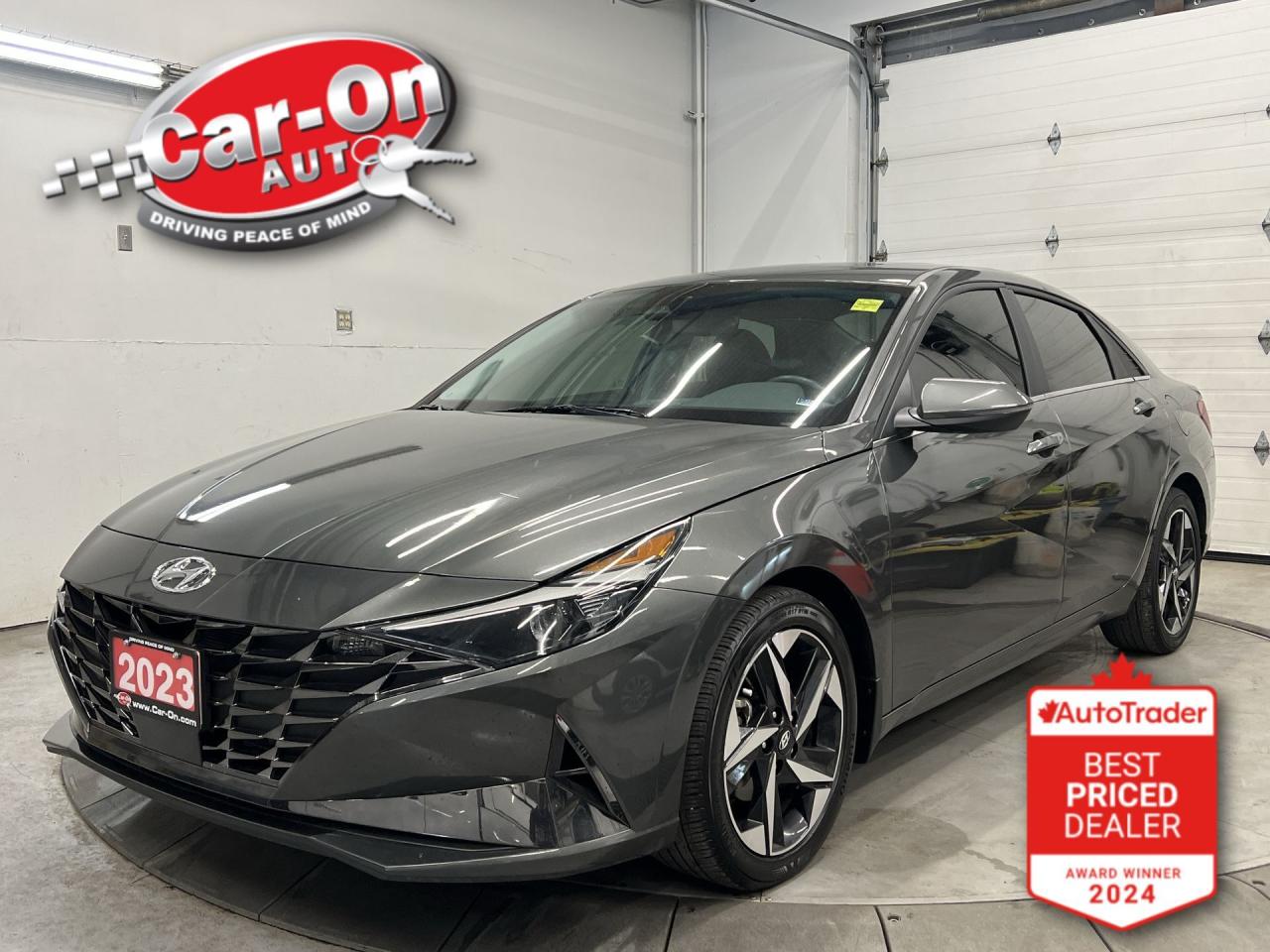 Used 2023 Hyundai Elantra LUXURY| HTD LEATHER| SUNROOF| CARPLAY| 17IN ALLOYS for sale in Ottawa, ON