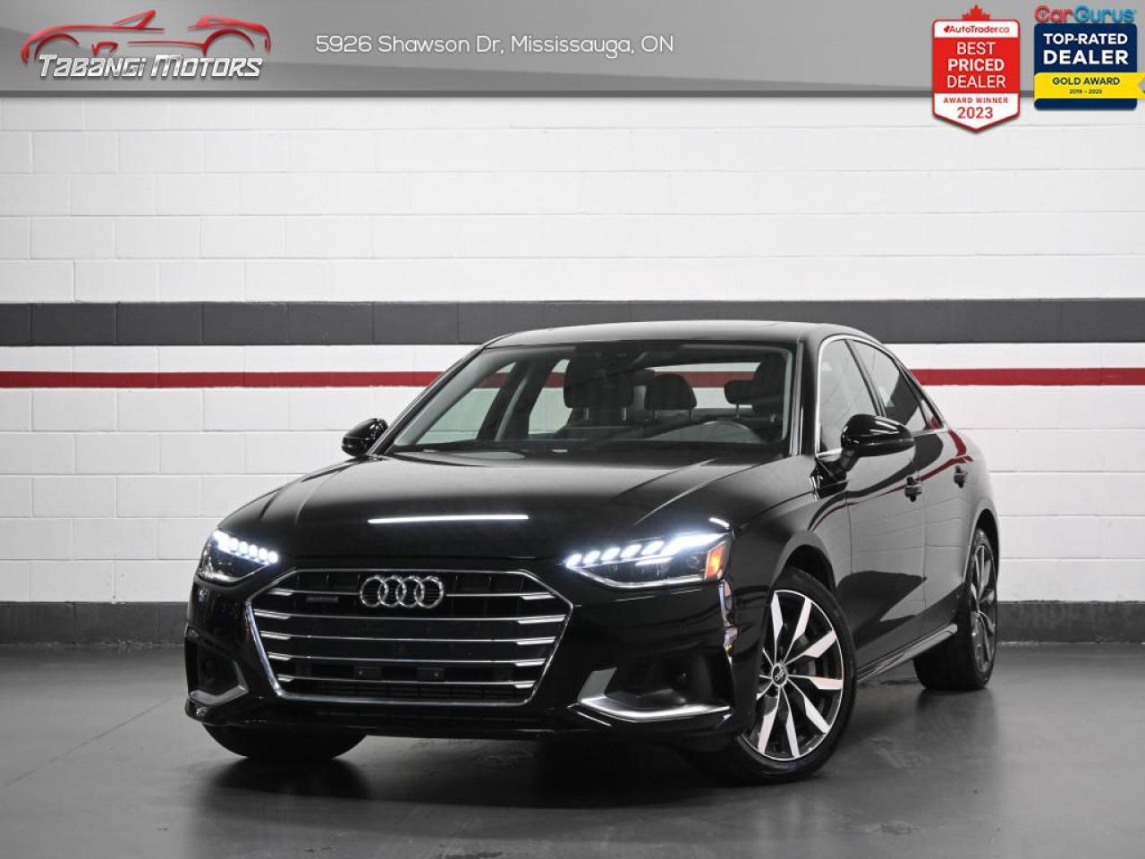 Used 2021 Audi A4 No Accident Leather Lane Assist Sunroof Park Aid for sale in Mississauga, ON