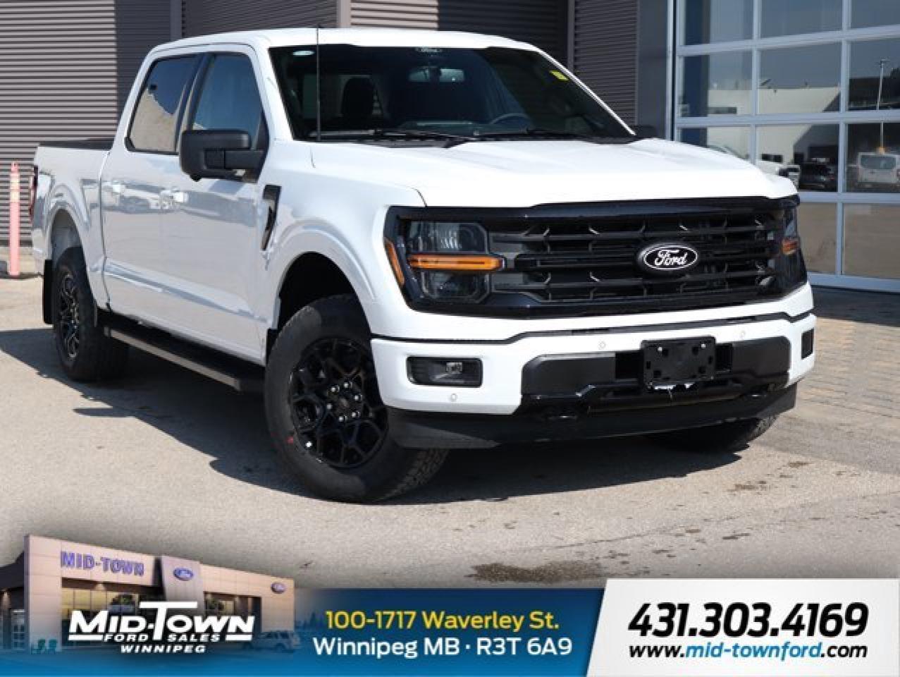 New 2025 Ford F-150 XLT | Black Appearance Pack | Blis Cross Traffic for sale in Winnipeg, MB