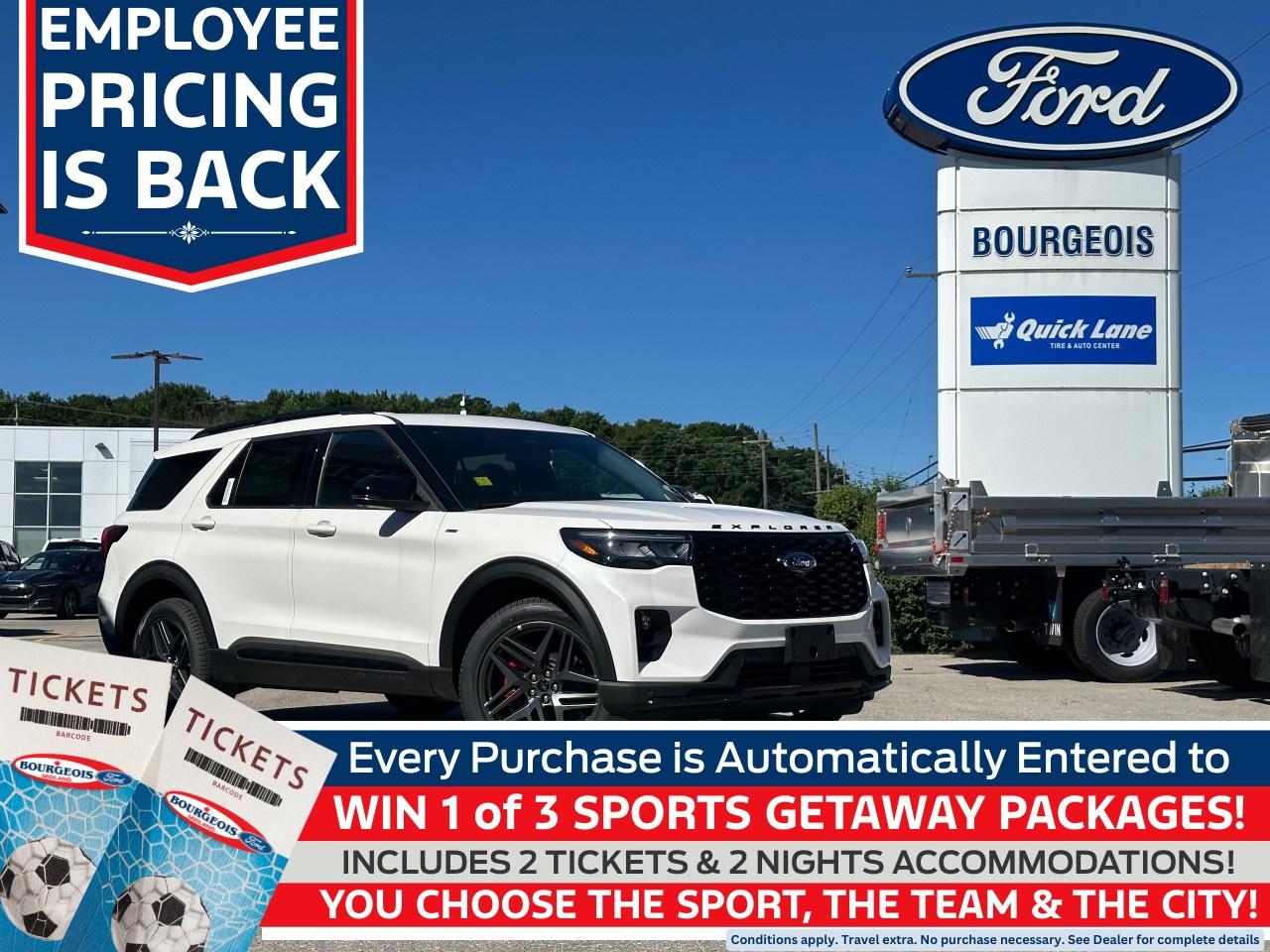 New 2025 Ford Explorer ST-LINE 4WD for sale in Midland, ON