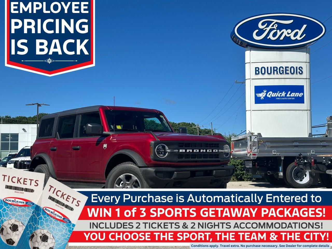 New 2025 Ford Bronco Big Bend 4 Door 4x4 for sale in Midland, ON