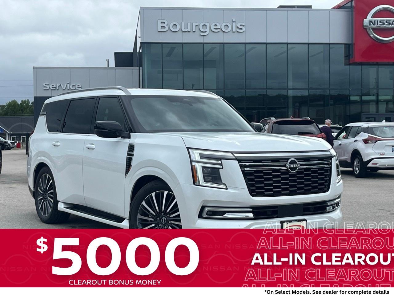 New 2025 Nissan Armada 4x4 Platinum Reserve for sale in Midland, ON
