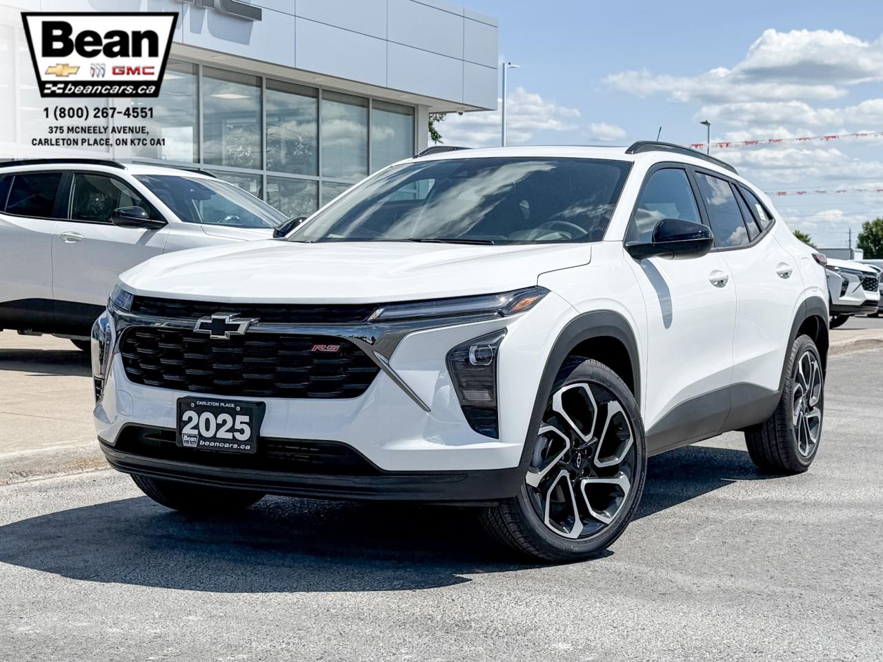 New 2025 Chevrolet Trax 2RS 1.2L 3 CYL WITH REMOTE START/ENTRY, SUNROOF, HEATED SEATS, HEATED STEERING WHEEL, APPLE CARPLAY AND ANDROID AUTO for sale in Carleton Place, ON