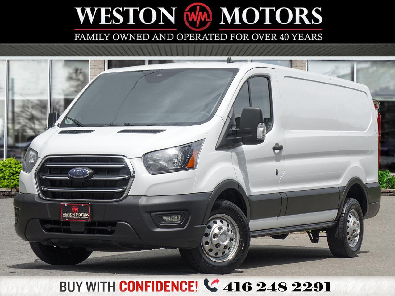 2020 Ford Transit 250 AWD*REV-CAM*HEATED SEATS*SHELVING*LOW ROOF