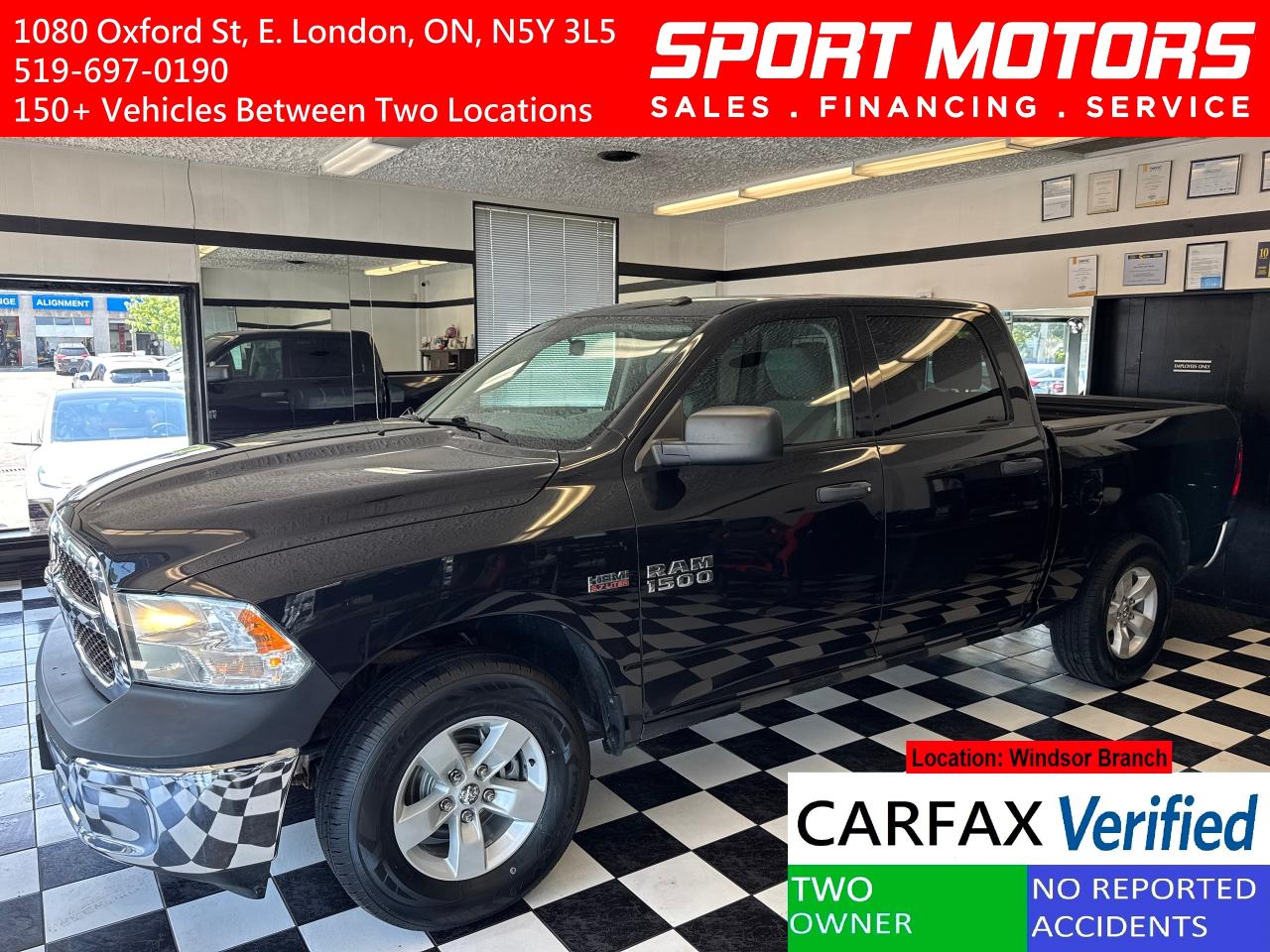 2017 RAM 1500 ST 4x4 CREW 5.7L V8 HEMI+New Tires+CLEAN CARFAX Photo0