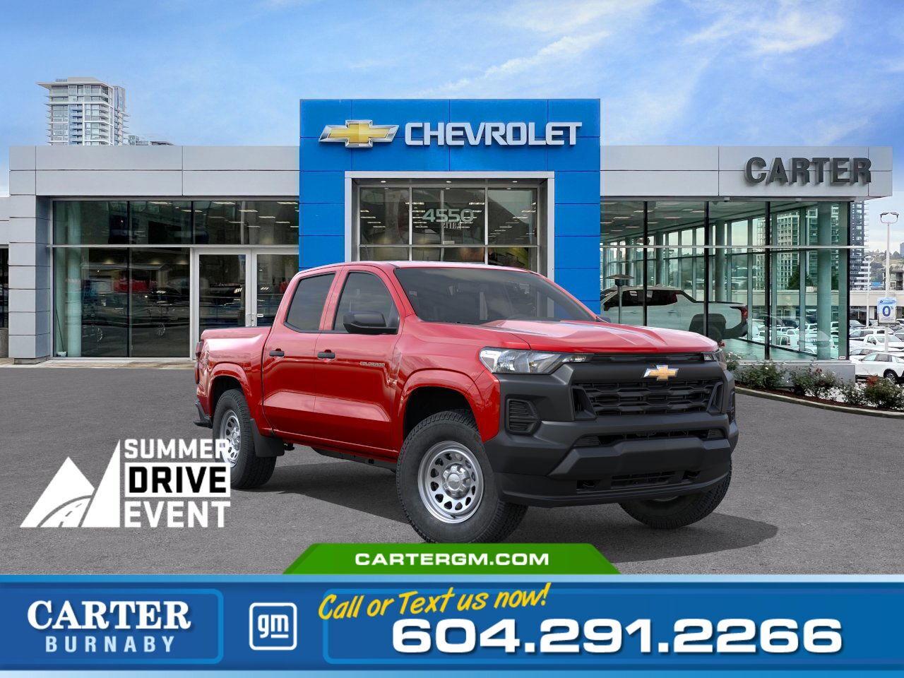 New 2025 Chevrolet Colorado 4WD WT | 310 HP TURBOMAX ENGINE/PREFERRED PACKAGE for sale in Burnaby, BC