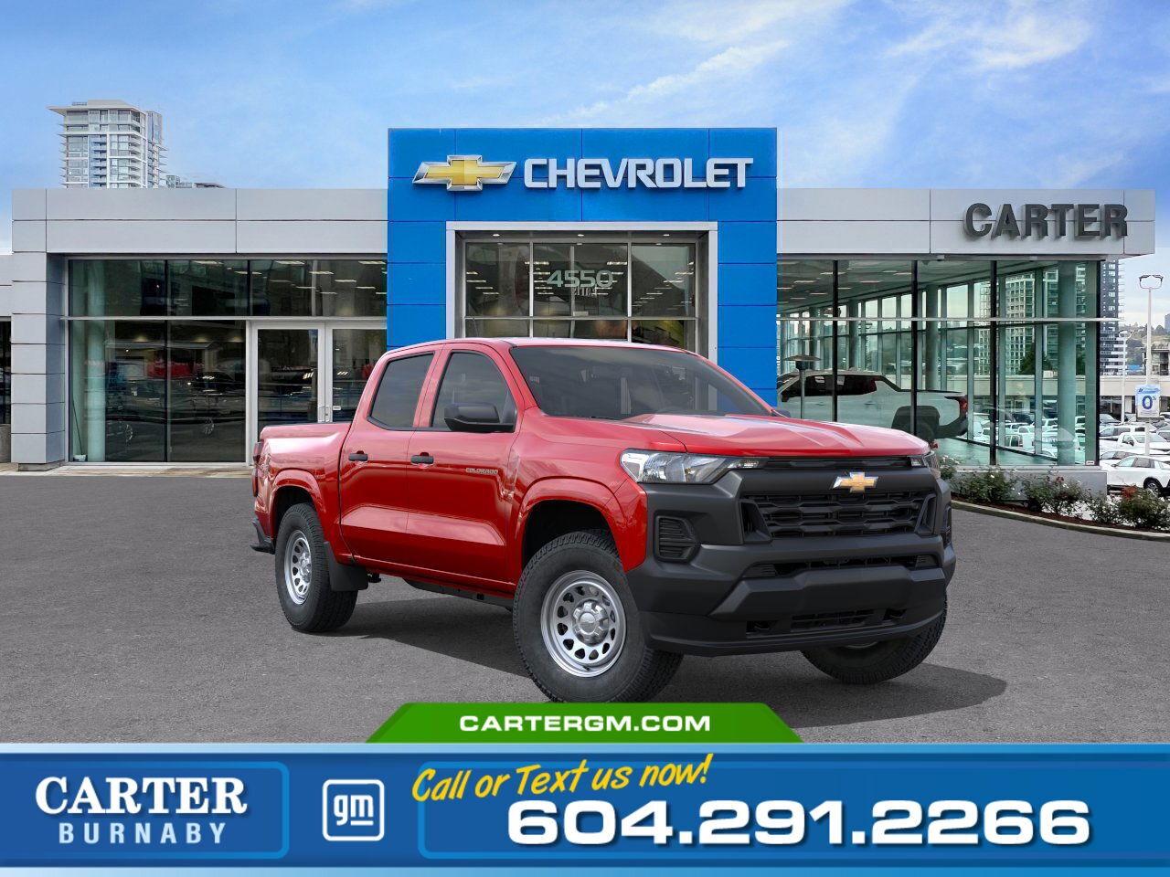 New 2025 Chevrolet Colorado 4WD WT | 310 HP TURBOMAX ENGINE/PREFERRED PACKAGE for sale in Burnaby, BC