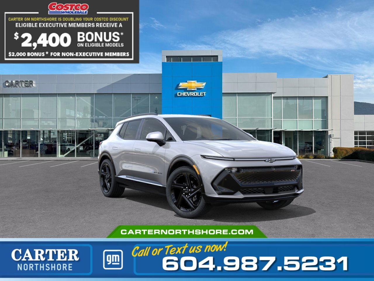 New 2025 Chevrolet Equinox EV 2RS | Costco Members get $1,200 Discount for sale in North Vancouver, BC