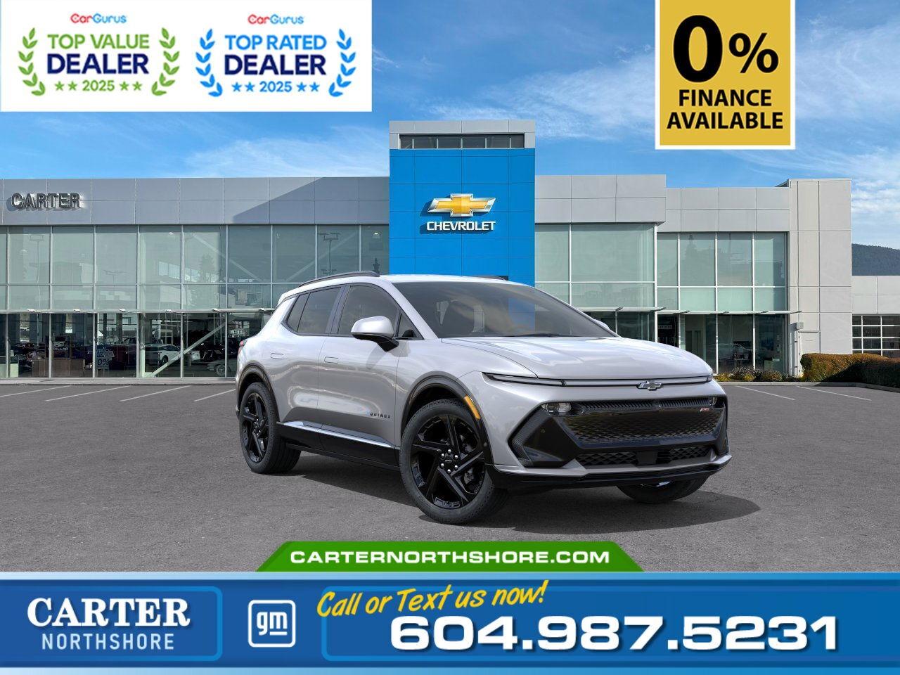 New 2025 Chevrolet Equinox EV 2RS | 0% FINANCE AVAILABLE - LIMITED TIME! for sale in North Vancouver, BC