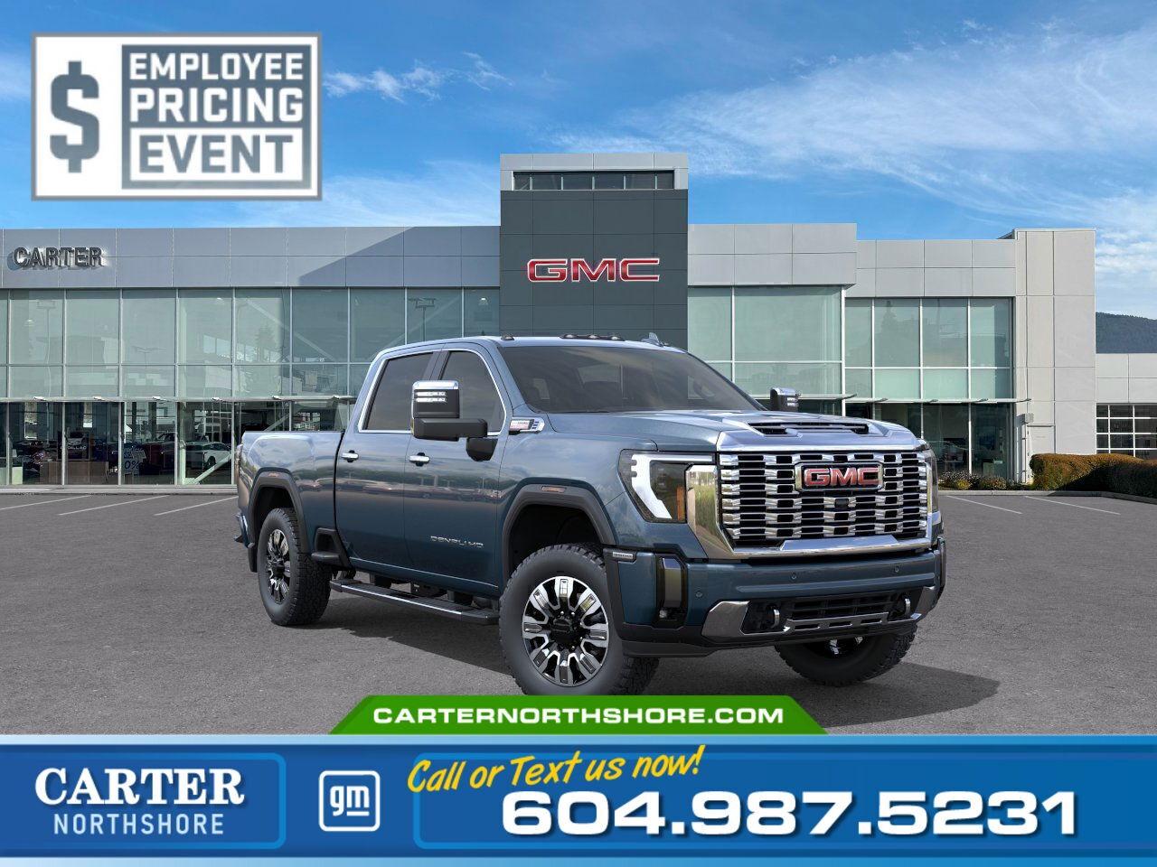 New 2025 GMC Sierra 3500 HD DENALI 4WD | Off-Road Sus/Sunroof/Adpt Cruise for sale in North Vancouver, BC