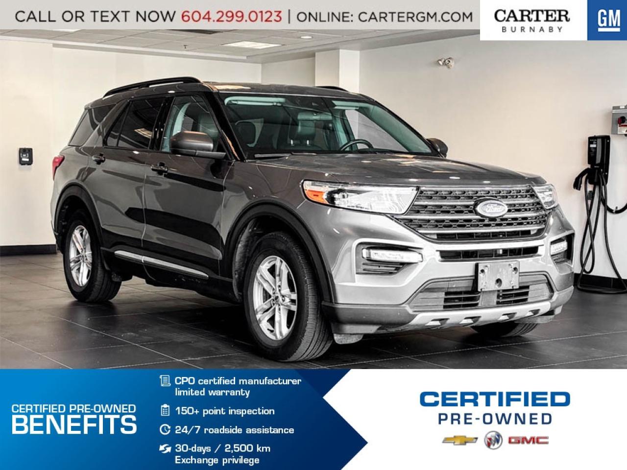 Used 2022 Ford Explorer XLT 4WD | 2.3L TURBO ENGINE/SUN ROOF/POWER SEAT for sale in Burnaby, BC