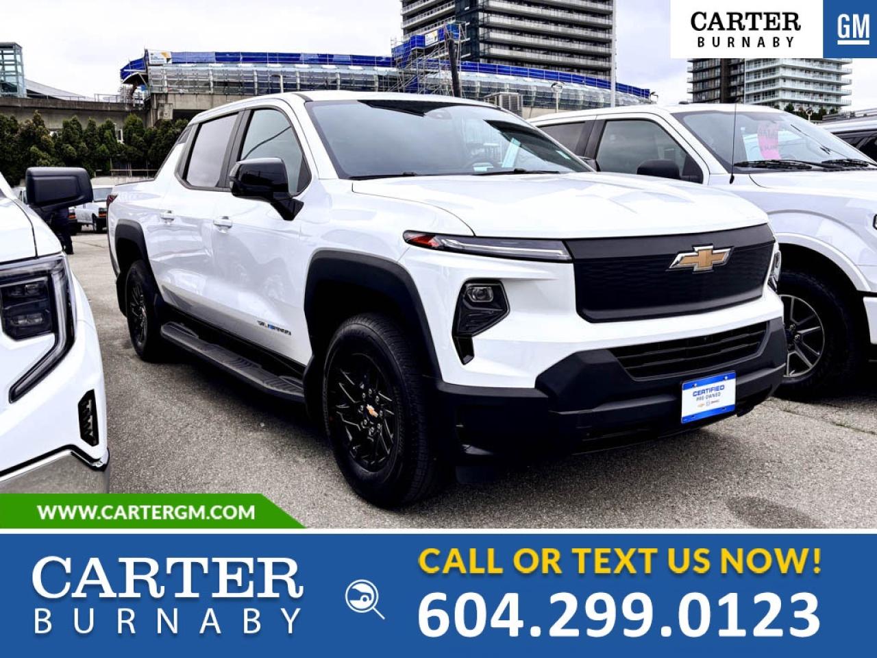 Used 2024 Chevrolet Silverado EV WORK TRUCK E4WD | UP TO 724 KM. RANGE/CRUISE CTRL for sale in Burnaby, BC