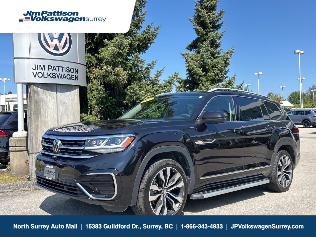 Used 2022 Volkswagen Atlas Execline 3.6 FSI 4MOTION Great mileage! for sale in Surrey, BC