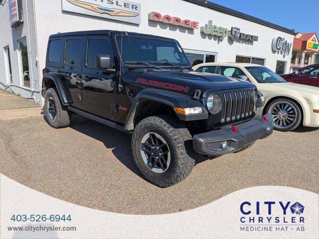 Used 2022 Jeep Wrangler Unlimited Rubicon 4x4 for sale in Medicine Hat, AB