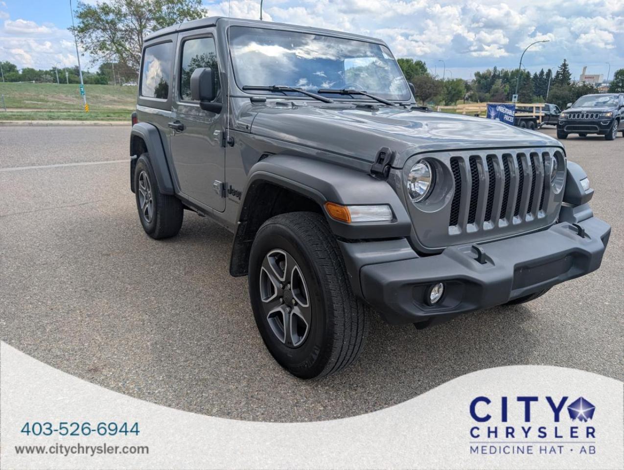 Used 2022 Jeep Wrangler Sport S 4x4 for sale in Medicine Hat, AB