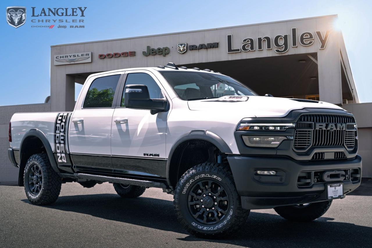 <p><strong>2025 RAM 2500 Power Wagon</strong></p>

<p>The ultimate off-road heavy-duty pickup.</p>

<ul>
 <li>
 <p>6.4L HEMI V8 engine (405 hp, 429 lb-ft torque).</p>
 </li>
 <li>
 <p>Exclusive off-road hardware (locking differentials, sway bar disconnect).</p>
 </li>
 <li>
 <p>WARN® ZEON-12 Winch.</p>
 </li>
 <li>
 <p>Rugged design and robust 4x4 system.</p>
 </li>
</ul>

<p>Come book a test drive at Langley Chrysler, conveniently located in Langley, British Columbia.</p>

<p><strong>Scroll down to see the full list of options and features.</strong></p>
Dealer number: 5097, Doc fee: $968 Safety & Convince Warranty: $699 Finance Placement: $628

<p>*All prices are net of all manufacturer incentives and/or rebates and are subject to change by the manufacturer without notice. All prices plus applicable taxes, applicable environmental recovery charges, documentation of $599 and full tank of fuel surcharge of $76 if a full tank is chosen.<br />Other items available that are not included in the above price:<br />Tire & Rim Protection and Key fob insurance starting from $599<br />Service contracts (extended warranties) for up to 7 years and 200,000 kms starting from $599<br />Custom vehicle accessory packages, mudflaps and deflectors, tire and rim packages, lift kits, exhaust kits and tonneau covers, canopies and much more that can be added to your payment at time of purchase<br />Undercoating, rust modules, and full protection packages starting from $199<br />Flexible life, disability and critical illness insurances to protect portions of or the entire length of vehicle loan?im?im<br />Financing Fee of $500 when applicable<br />Prices shown are determined using the largest available rebates and incentives and may not qualify for special APR finance offers. See dealer for details. This is a limited time offer.</p>