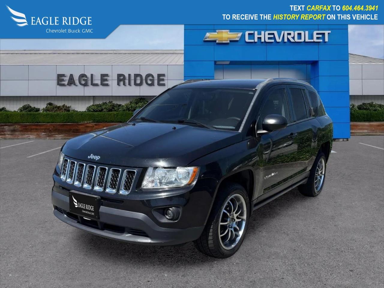 Used 2013 Jeep Compass Sport/North Premium Cloth Bucket Seats, Quick Order Package 26E North, Rear 60/40 Split Recline Seat, Rear window defroster, Rear window wiper, Speed Sensitive Power Locks, Split folding rear seat, Tachometer, Ti for sale in Coquitlam, BC