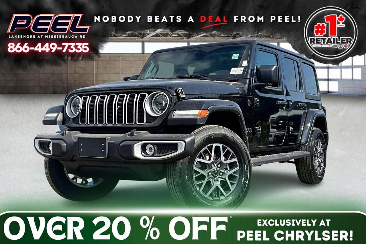 New 2025 Jeep Wrangler SAHARA 4DR Carplay | Side Steps | Htd Seats | for sale in Mississauga, ON