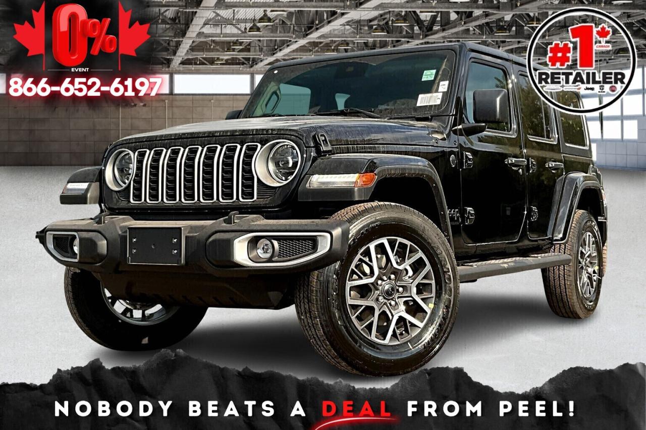 New 2025 Jeep Wrangler SAHARA 4DR Carplay | Side Steps | Htd Seats | V6 for sale in Mississauga, ON