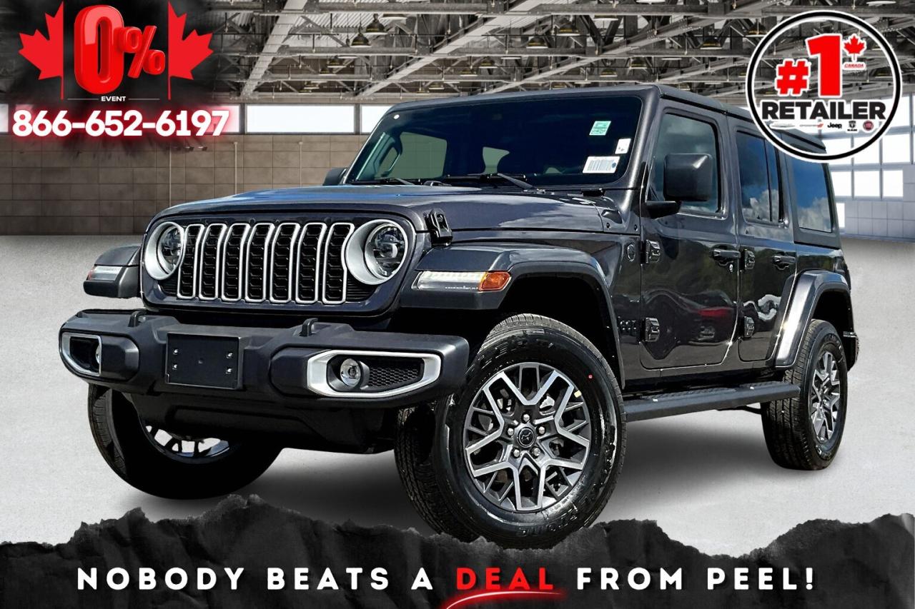 New 2025 Jeep Wrangler SAHARA 4DR Carplay | Side Steps | Htd Seats | V6 for sale in Mississauga, ON
